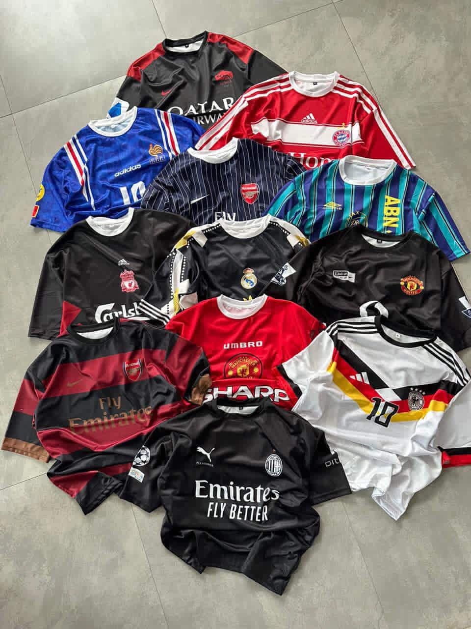 Retro Jersey Collection — jerseys available at 2ND EXIT, Palakkad